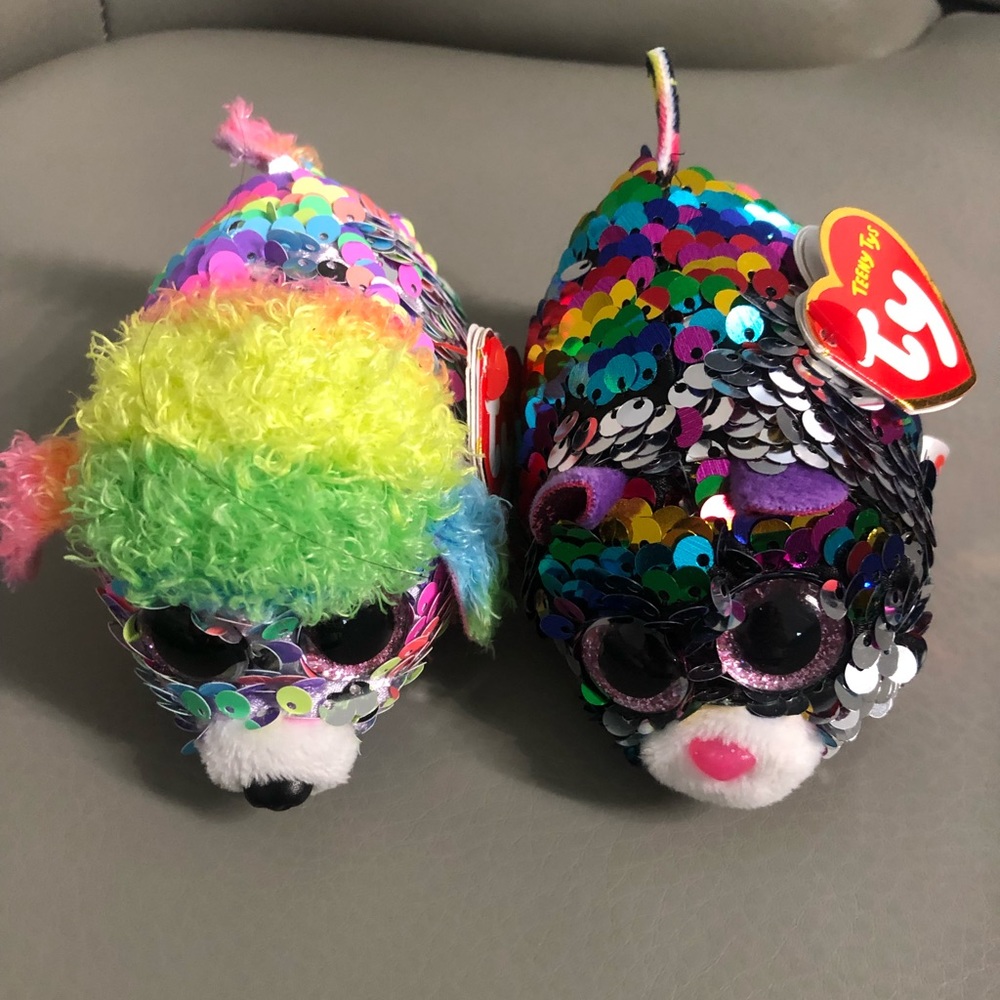 Mini beanie boos NWT